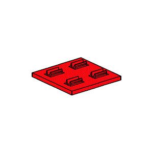 V-Bauplatte·30x30, rot (gebraucht)
