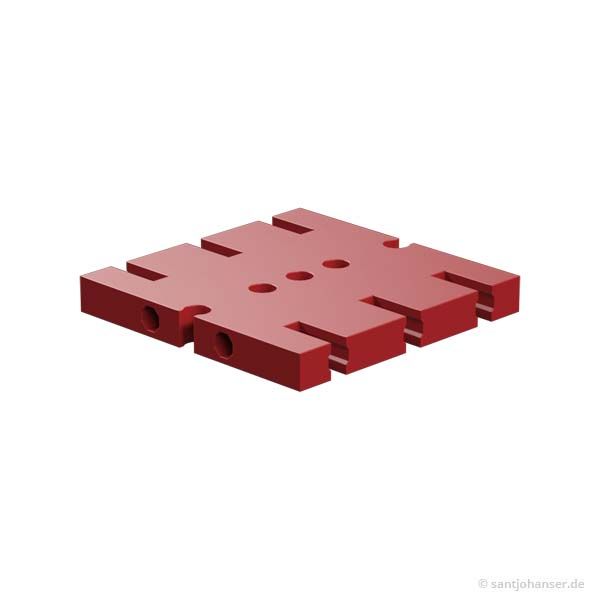 Grundplatte 45x45, rot