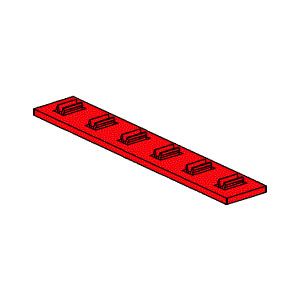 V-Bauplatte·15x90, rot (gebraucht)