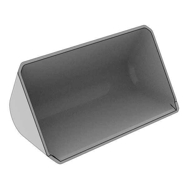Schaufel 90x45, silber