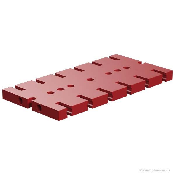 Grundplatte 90x45, rot